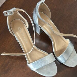 Silver Chinese Laundry Heels